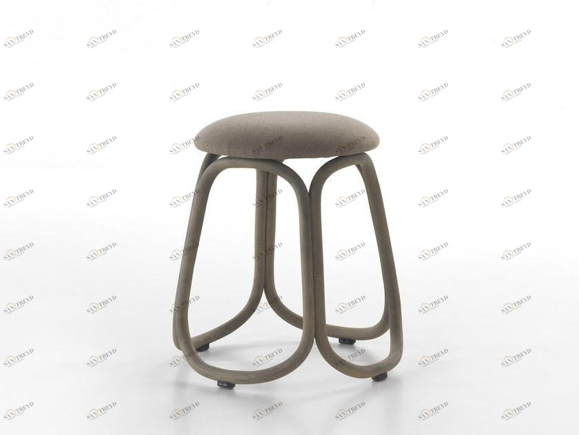 EXPORMIM Низкий садовый табурет из ротанга  T087 