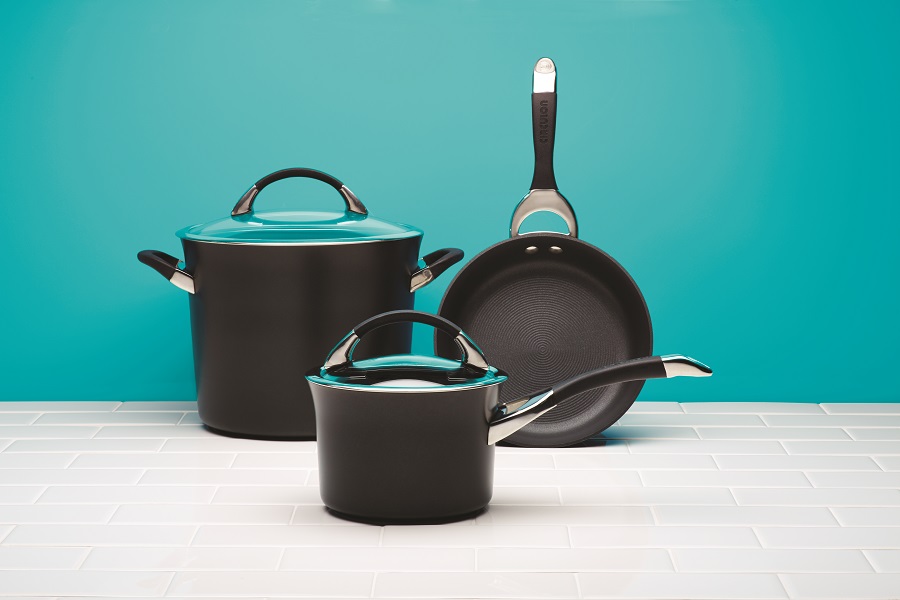 Набор из 7 кастрюль и сковородок Symmetry чёрный Circulon R87376 - Вид №3