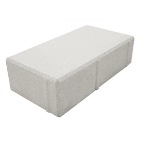 Плитка тротуарная Призма 200x100x80 мм цвет серый 85263199 STLM-2127355