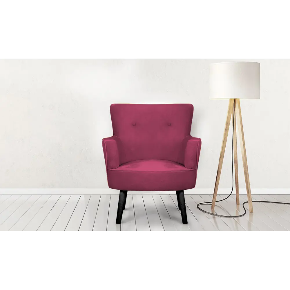 Кресло полиэстер Seasons Вилли 77x86x76 см цвет красный 85151528 STLM-2190503  - Вид №4