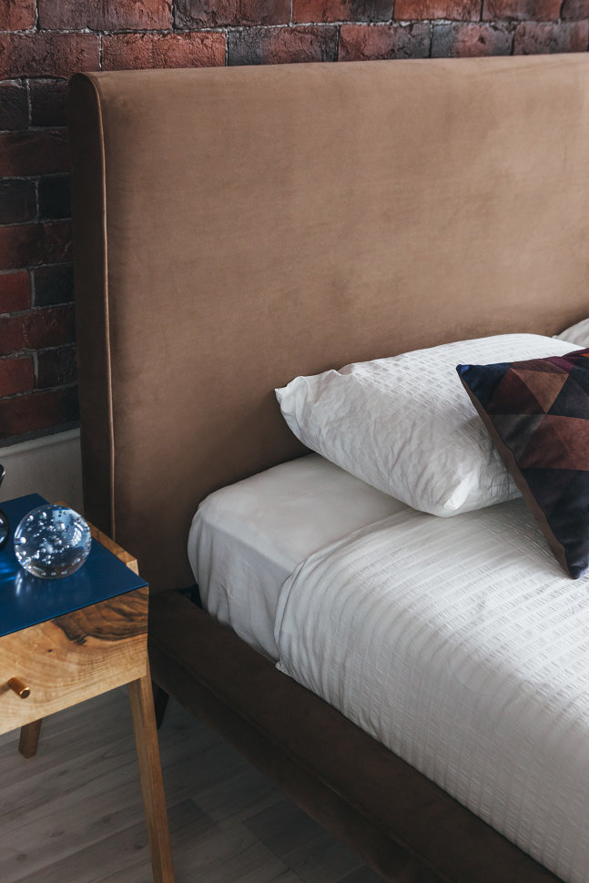 Кровать двуспальная 160х200 серая Chameleo Bare ICON DESIGNE CHAMELEO 177966 Серый  - Вид №5