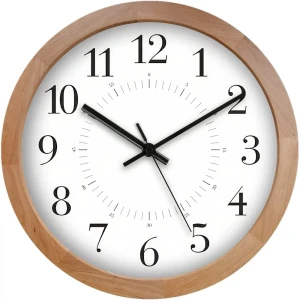 Настенные часы TROYKATIME Дерево с бесшумным механизмом 89358533