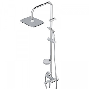 974230000 душ система cо смесителем и изливом: верх. душ 260*190 ручн. душ d 100 мм 1 Damixa Palace Evo