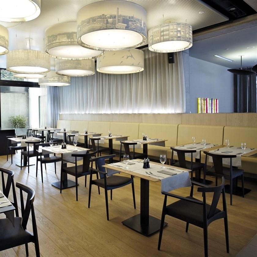 Andreu World Круглый стальной стол Colors Bm4551 - Вид №2