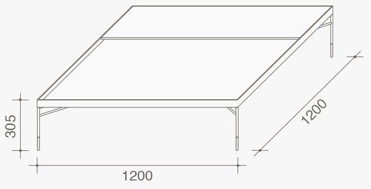 Lema Квадратный журнальный столик с подносом sun-id-1416592 - Вид №4