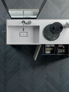 Шкаф для раковины Corian® со встроенной раковиной