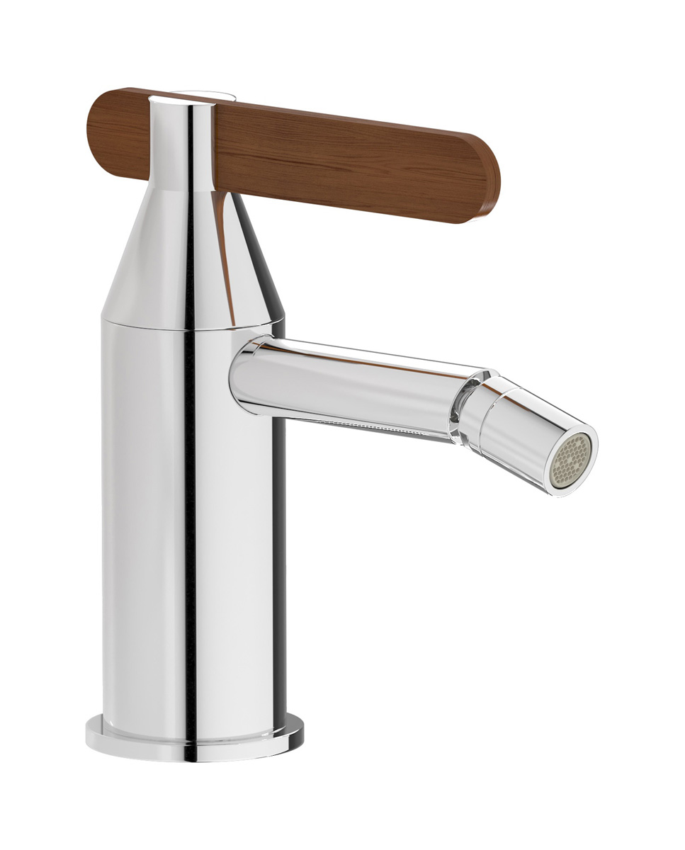 Смеситель для биде на 1 отверстие в комплекте с донным клапаном. WE ARE IB oh313sr Chrome Soho