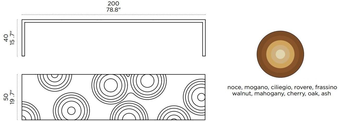 Casamania & Horm Скамейка из массива дерева Ripples sun-id-1449604 - Вид №8