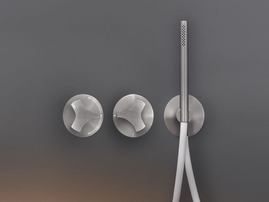 Нержавеющая сталь термостатический встраиваемый смеситель для ванны / душа с переключателем CEADESIGN ZIQQ ARCH-00149144 - Вид №1