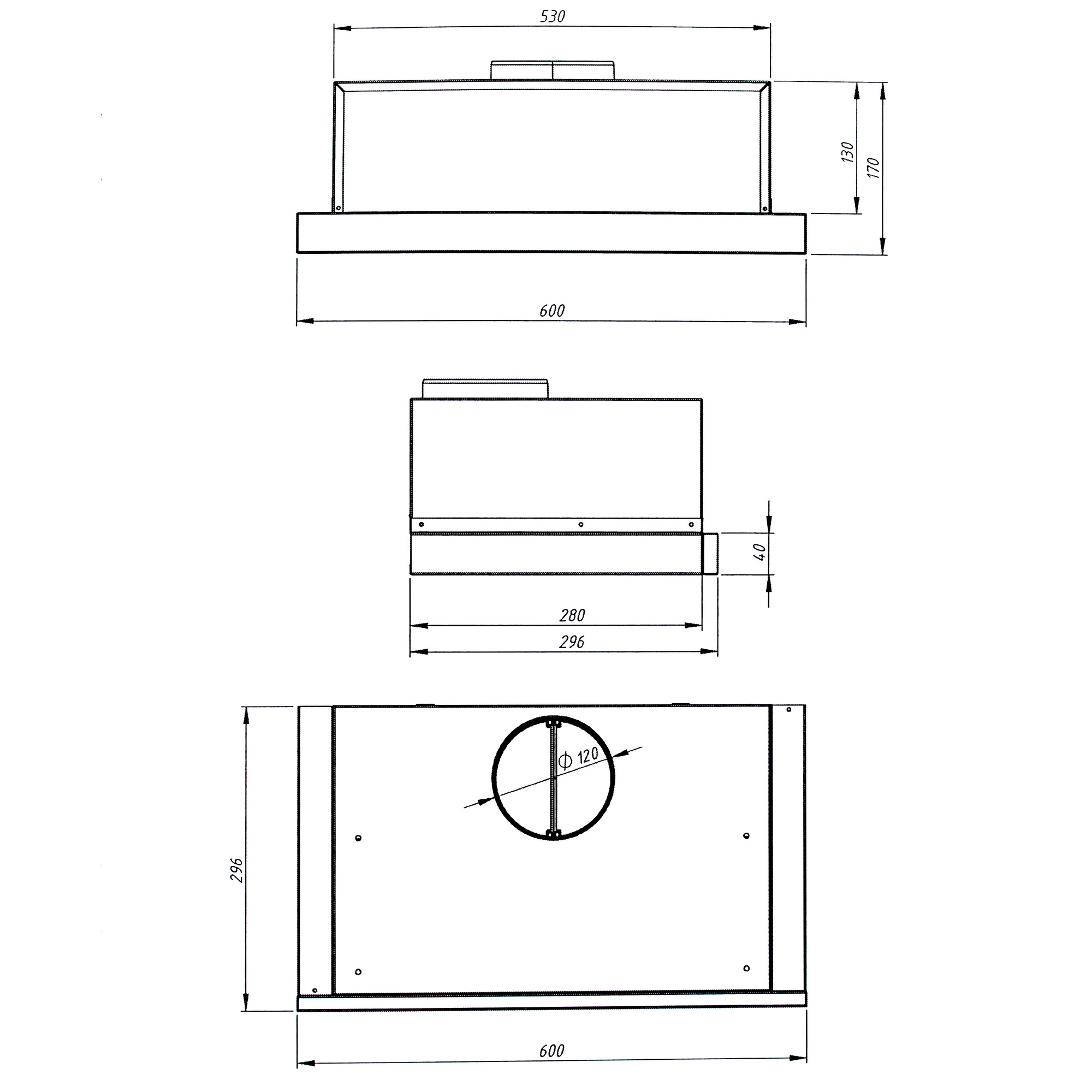 9940345 Вытяжка телескопическая Akpo WK-7 Light eco twin glass II белый/белый STDN-0102630 - Вид №11