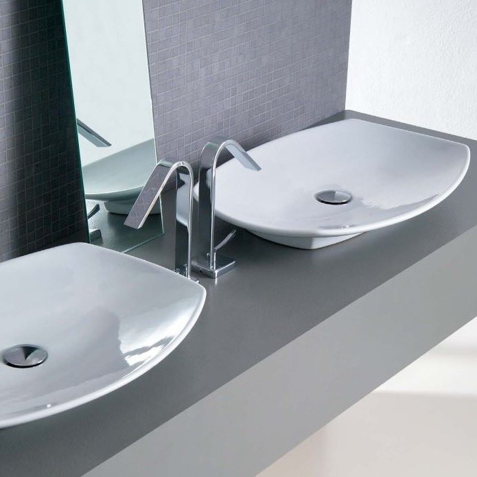 25366 Накладная раковина на столешницу  овальная Ceramica Hidra  - Вид №7