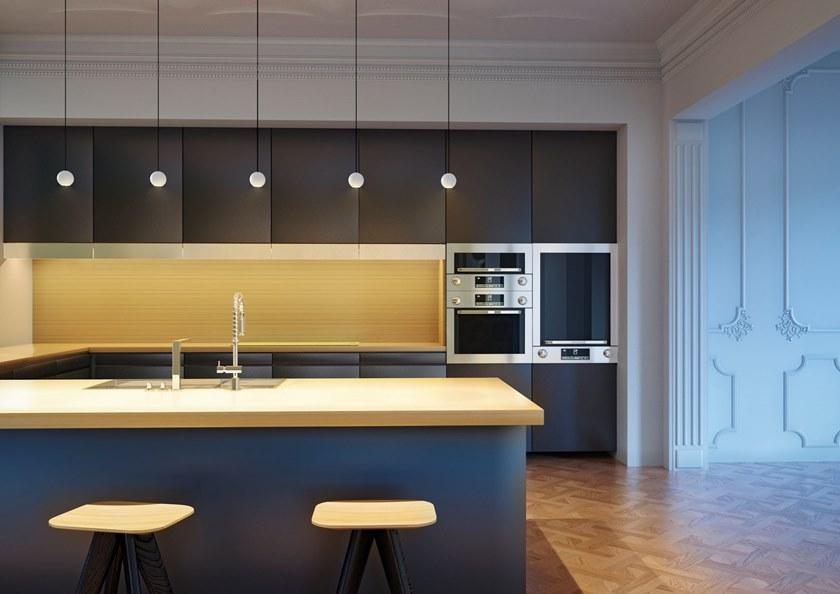 BENEITO FAURE Подвесной светильник из алюминия на направляющей Bora sun-id-1474704 - Вид №2