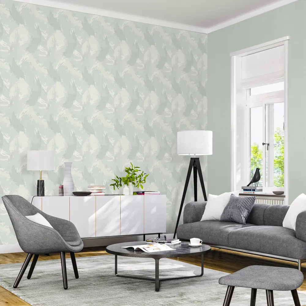 Обои флизелиновые Rasch Tendencia бирюзовые 1.06 м 975420 84985859 STLM-2207814 - Вид №3