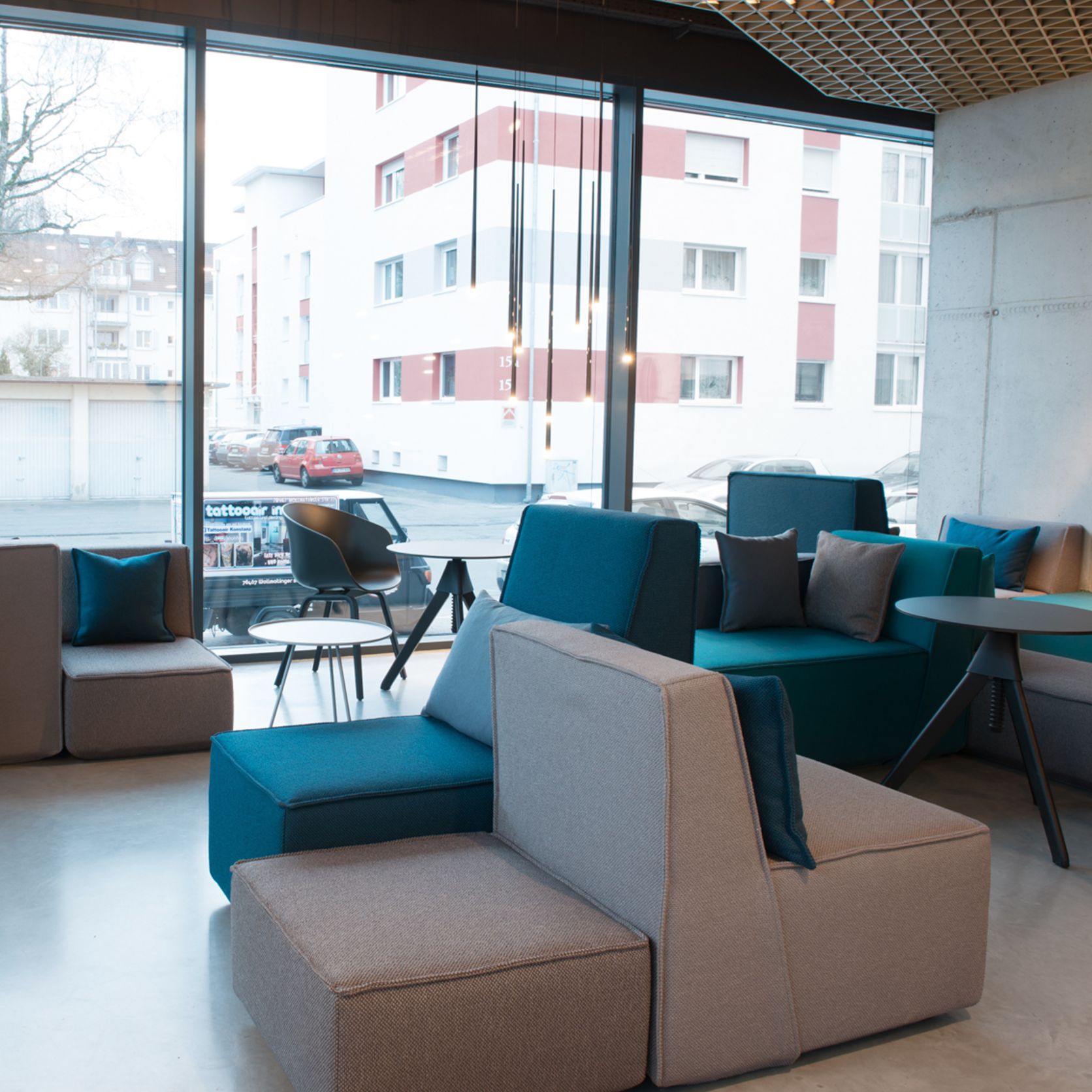 Модульный квадратный пуф из ткани Cubit by Mymito ARCH-00073733 - Вид №50