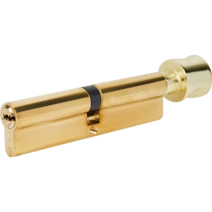 Цилиндр Kale Kilit 164 OBS 60x60 мм ключ/вертушка цвет золото 84240432 STLM-2072075