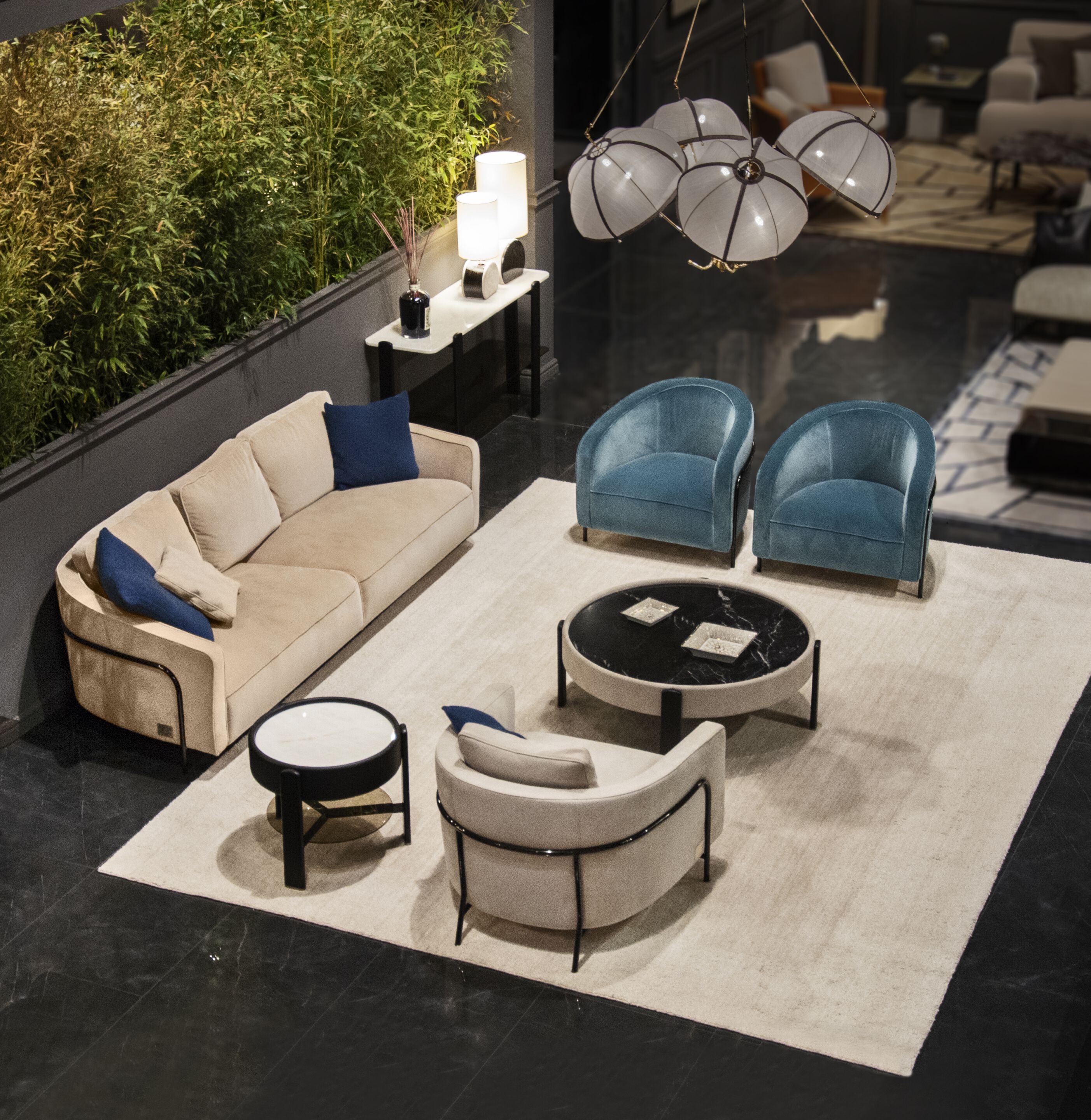 Мраморный низкий круглый журнальный столик Formitalia KEAN ARCH-00044657 - Вид №2