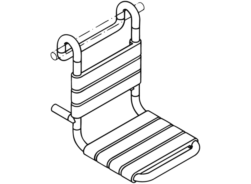 801.51B100 подвесное сиденье HEWI Edition matt | Polyamid  - Вид №7