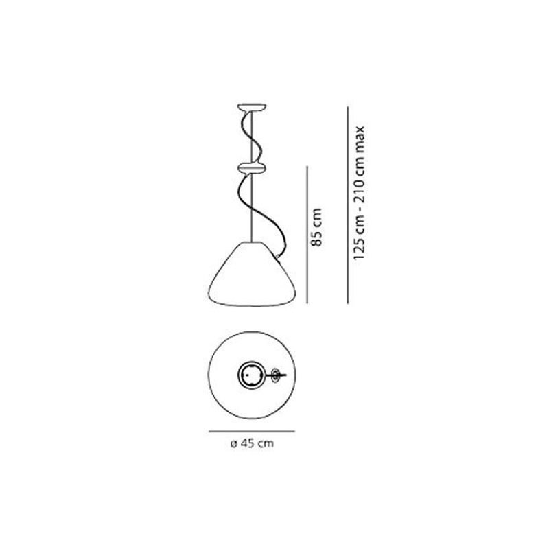 Подвесной светильник 1603010A от Artemide ARTEMIDE ДИЗАЙНЕРСКИЕ 243317 Белый  - Вид №3