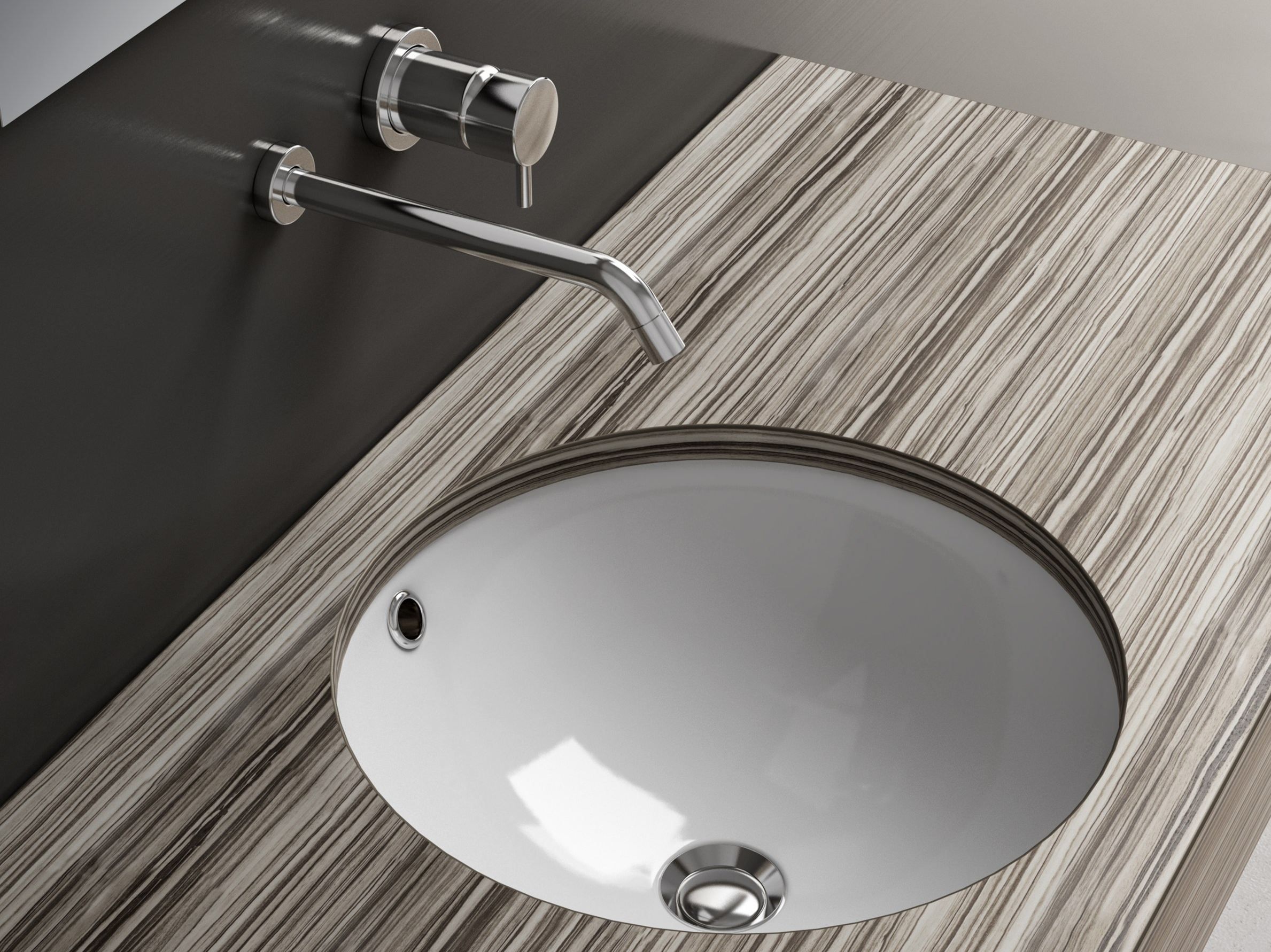 Керамическая круглая раковина для раковины Olympia Ceramica TONDO 46 ARCH-00111241 - Вид №2