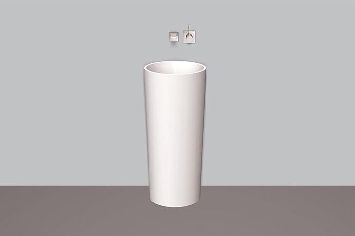 4507500400 Умывальник, wt.rx400.co, белая, для простого ухода Alape Серия CO (Scopio) 