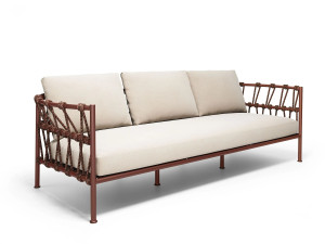 3-местный тканевый садовый диван