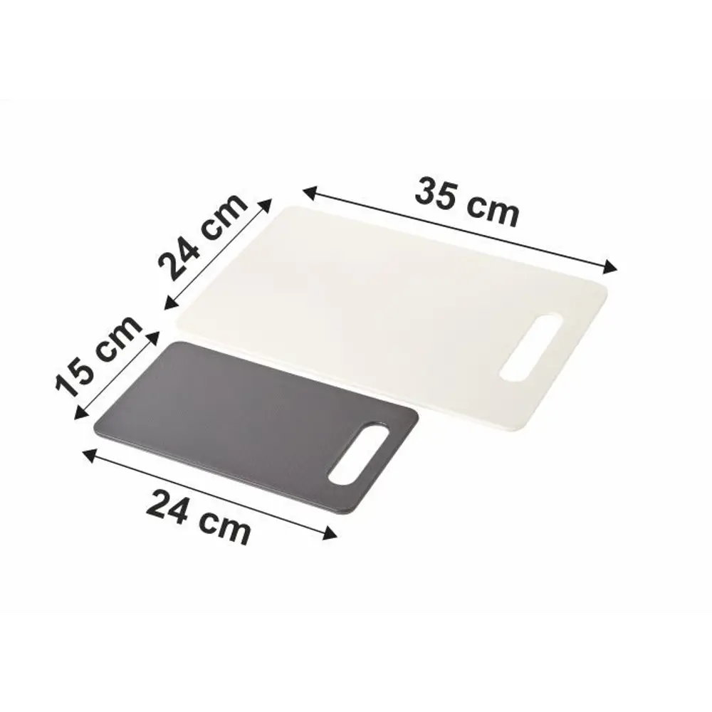 Набор досок Delinia 24x35x1.2см/24x15x1.2 см пластик цвет серый/белый 2 шт 81995528 STLM-2004383  - Вид №6