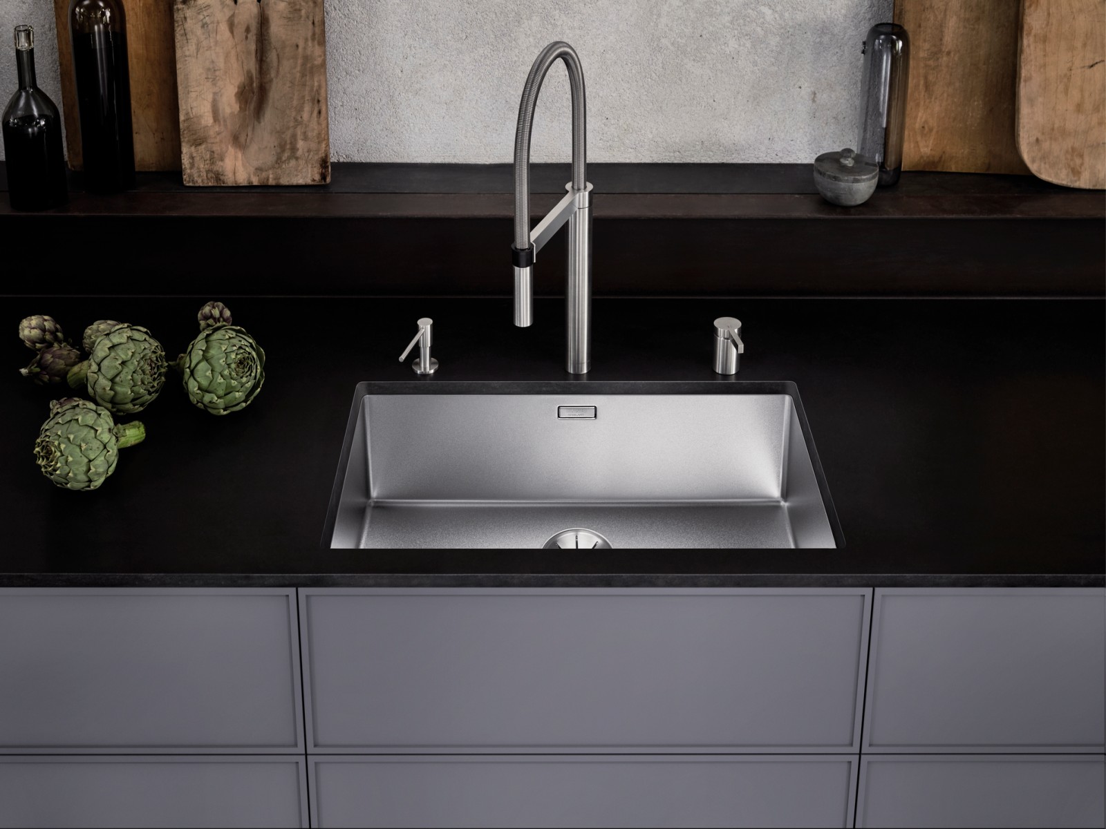 523387 Кухонная мойка Blanco Claron 700-U Durinox  Blanco Claron