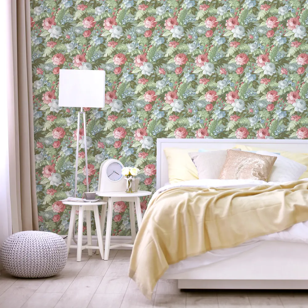 Обои флизелиновые Аспект Саванна зелёные 1.06 м 75000-75 82561016 STLM-2062190 WALL DECOR - Вид №2