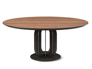 Круглый деревянный стол