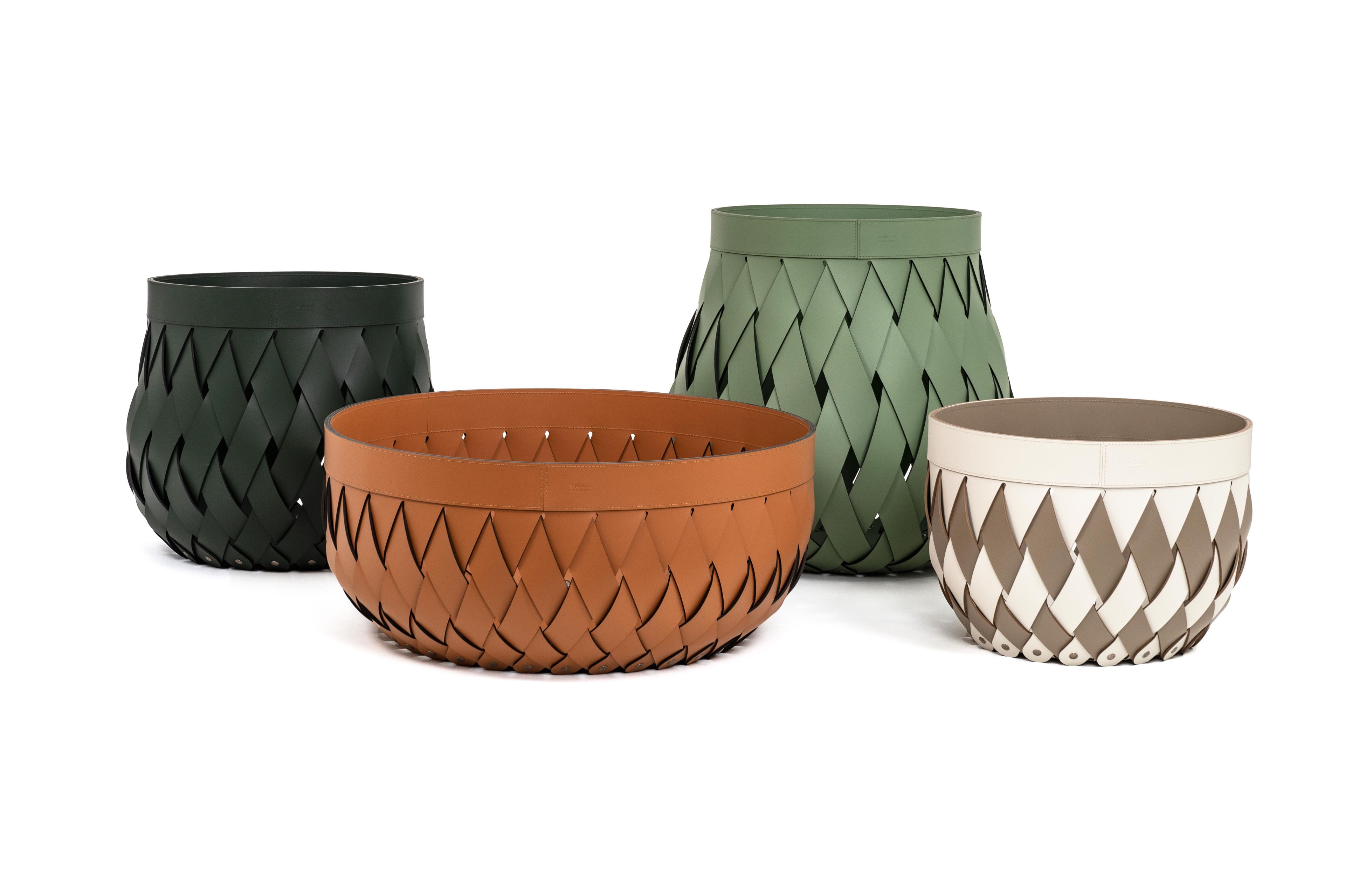 Регенерированная кожаная корзина Pinetti CANARIA ARCH-00032260 - Вид №1