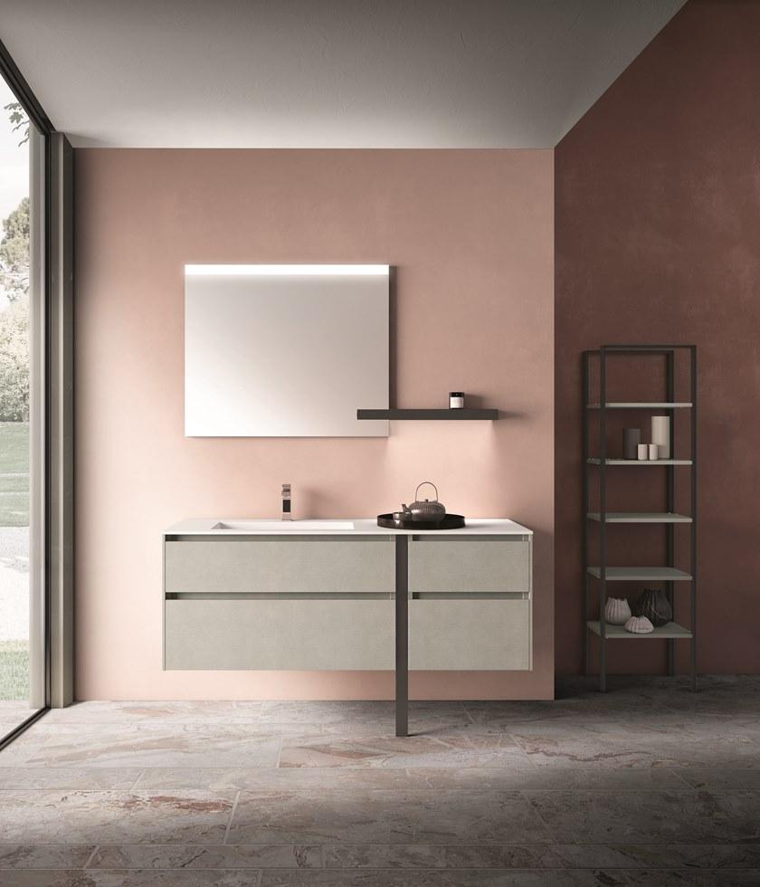 Cerasa Подвесной туалетный столик из меламина с ящиками Segno sun-id-1467025 - Вид №2