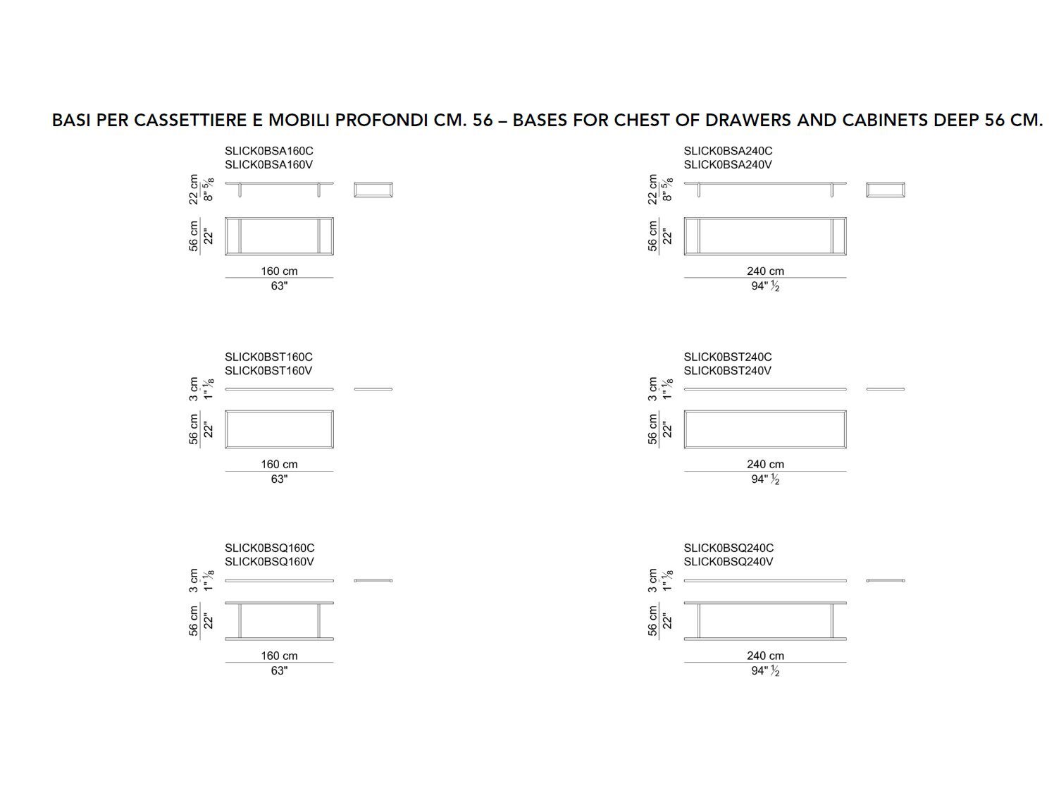 Кожаный шкаф с распашными дверями i 4 Mariani Slick ARCH-00090620 - Вид №9