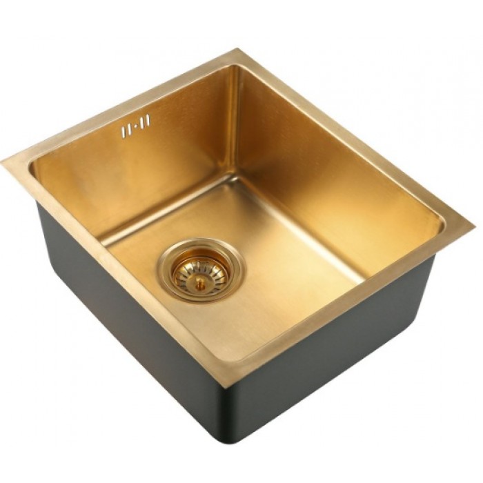 Zorg SZR-4438 бронза Мойка кухонная прямоугольная Zorg  - Вид №1