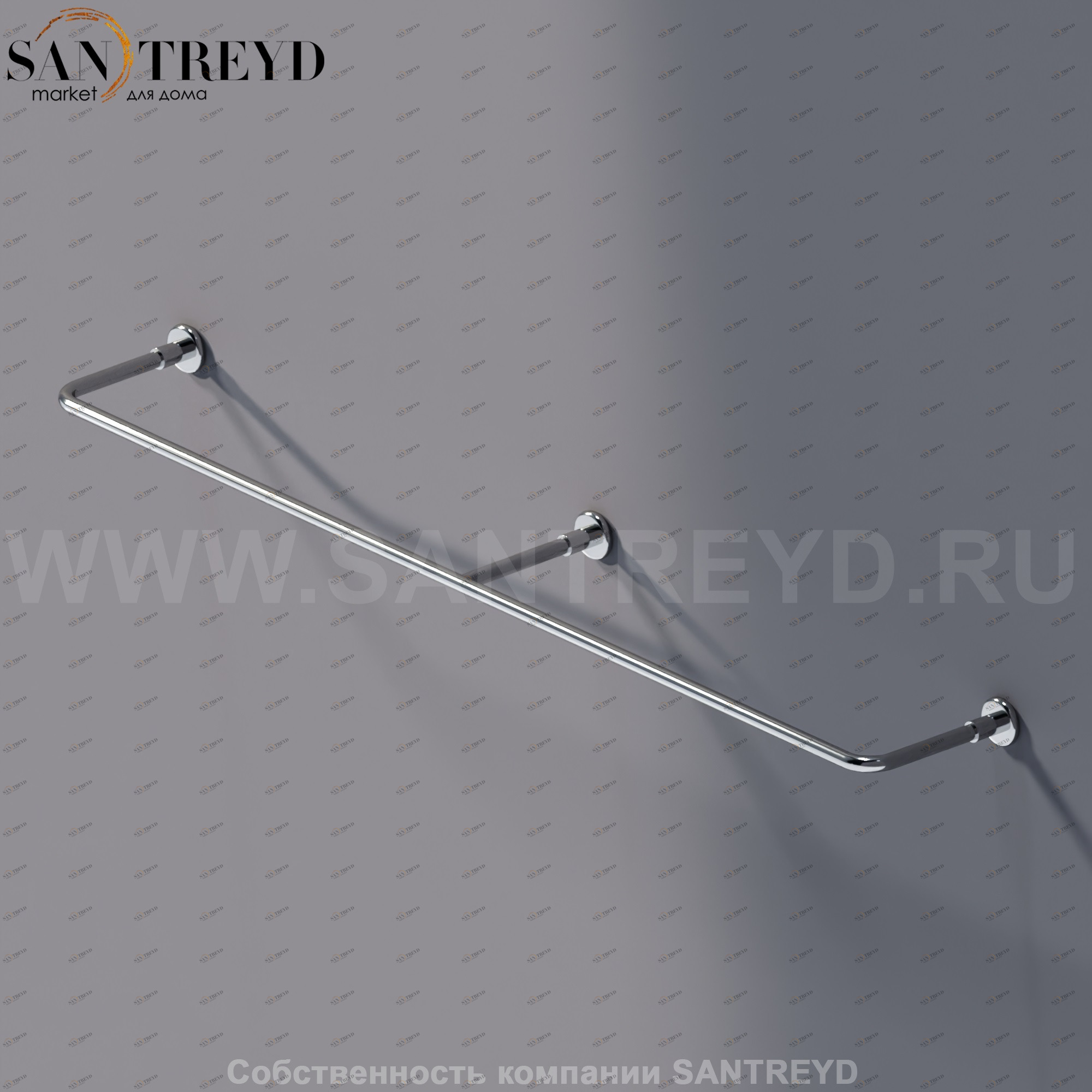 Agape O Сборный полотенцедержатель хромированный AFER0886A Аксессуары O