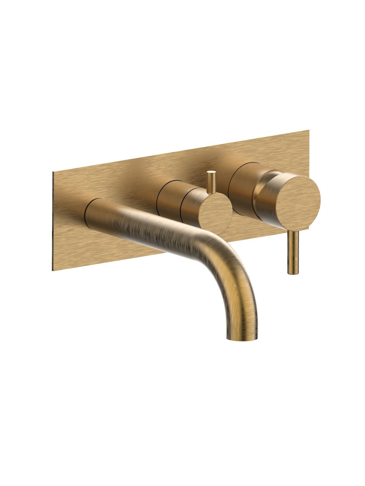 Однорычажный настенный смеситель для ванны с плитой Rubinetterie Frattini отдельная эстетика ARCH-00089970 - Вид №17