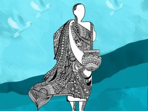 MOMENTI Авторский художественный принт Crazy home paintings Ah-008