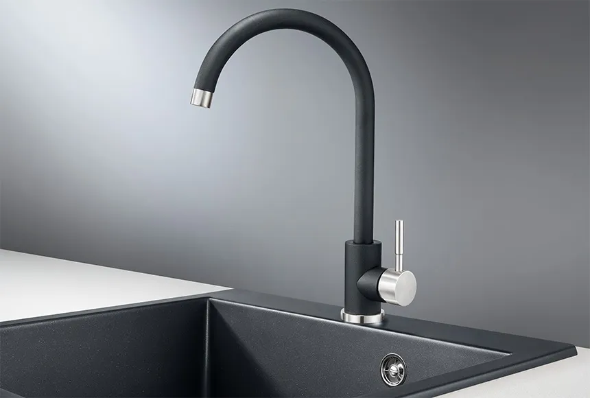 ST-4031, ШВАРЦ, СМЕСИТЕЛЬ КУХОННЫЙ GRANULA Standart ST-4031-ST18