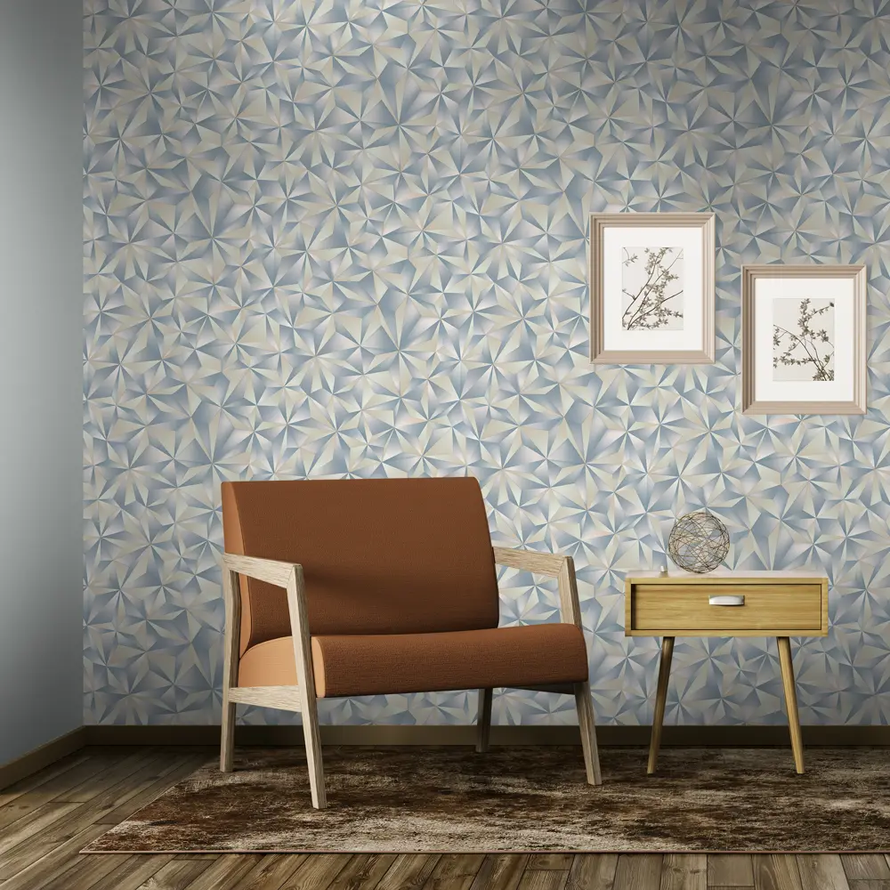 Обои флизелиновые Ornamy L Etoile синие 1.06 м 8016-03 L'etoile STLM-2183958 - Вид №3