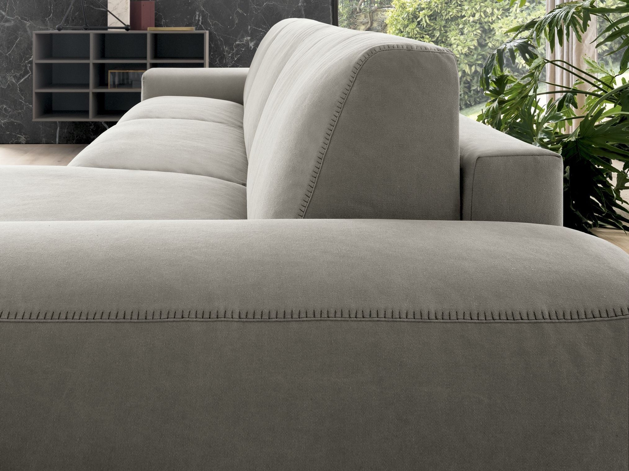 Двуспальный диван-кровать из ткани с полуостровом Felis Day &amp ARCH-00089866 - Вид №10