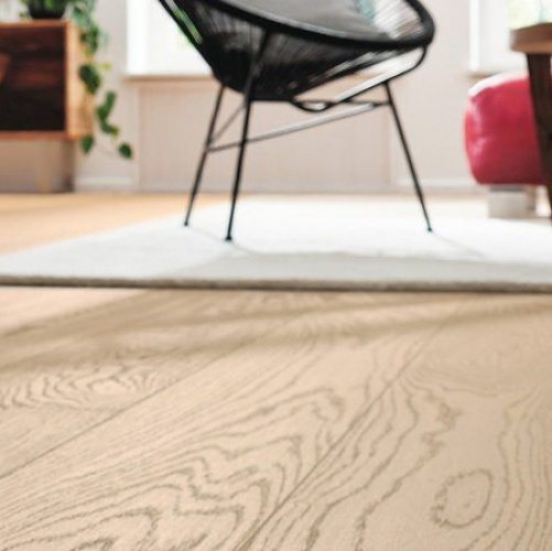 Паркетная доска Haro 4000 Series Top connect белый Эксклюзив Дуб Селект с брашью (Текстурированная) 2200х180 мм 531679 - Вид №4