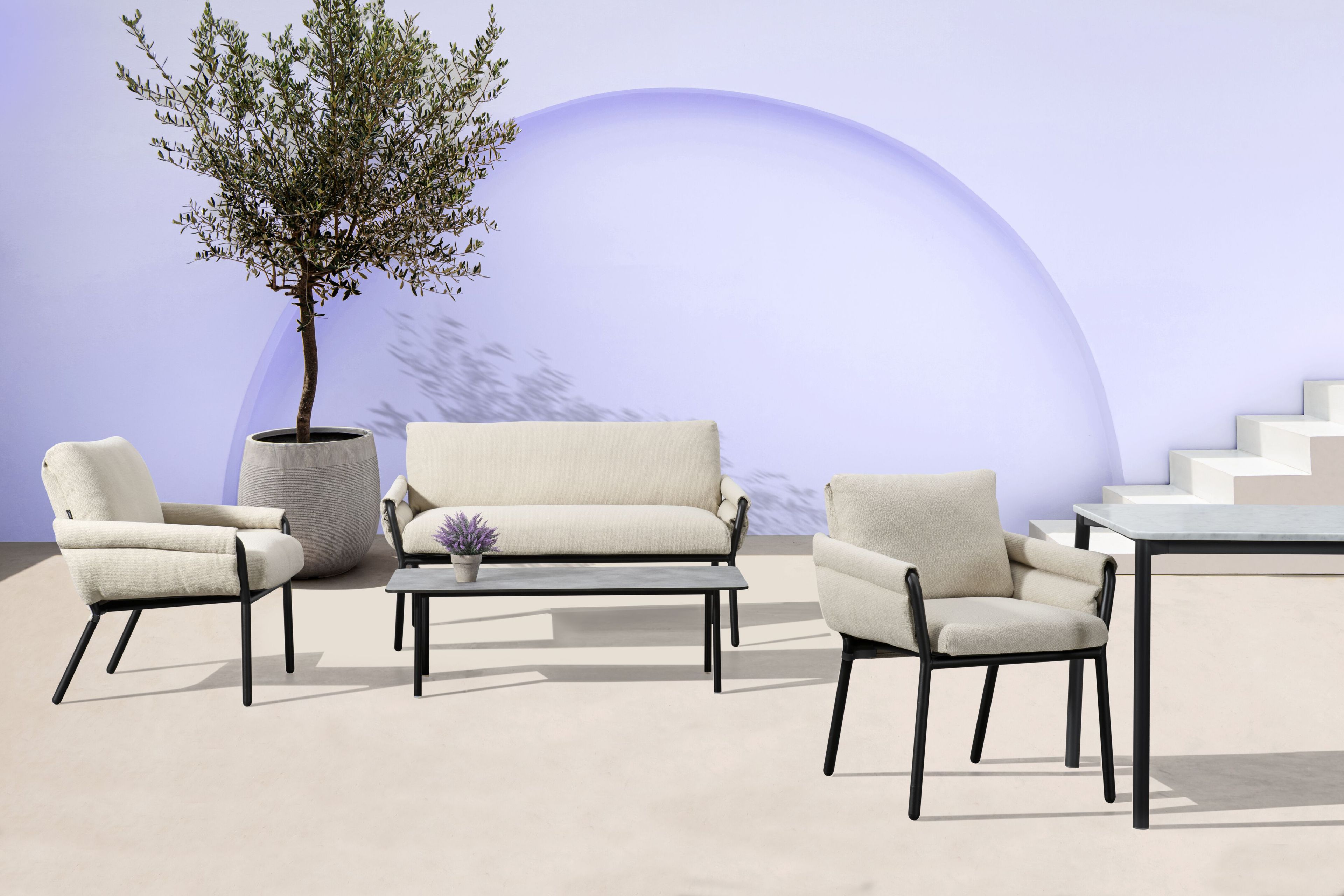 Круглый или прямоугольный журнальный столик из Compactop® GABER TAG ARCH-00028587 - Вид №2