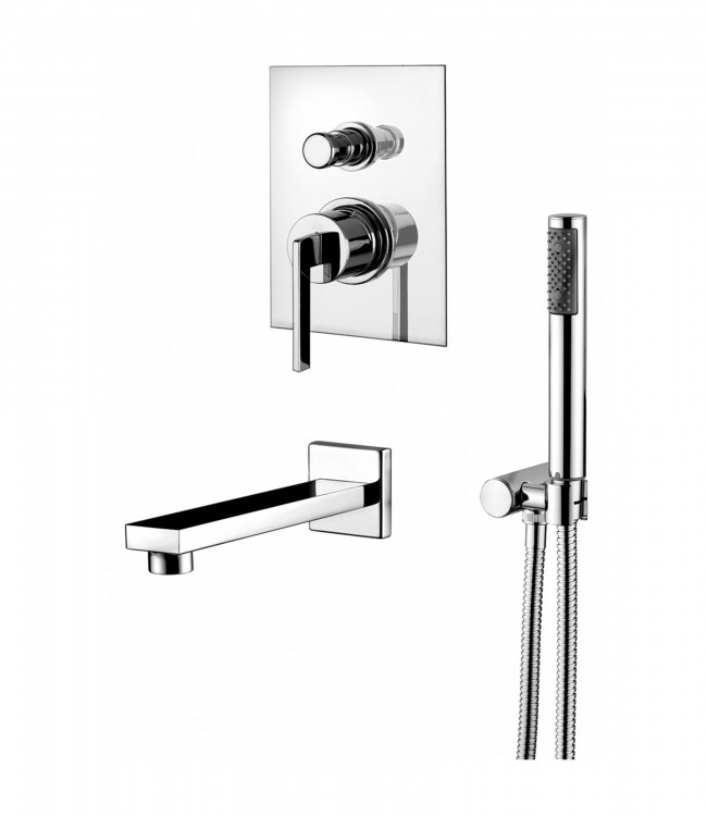 46530 / D Встраиваемый смеситель для ванны и душа с дуплексным душем. Bongio Myamix 46530/D