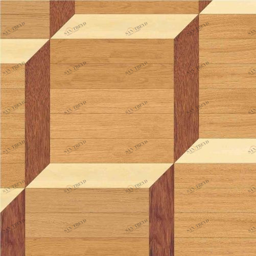 Художественный паркет Da Vinci Щитовой 26-486 Дуб (Гладкая) 500х500 мм 26010486