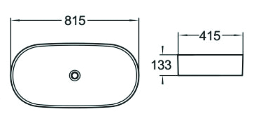 Раковина чаша SL-1079 SANTILINE  - Вид №1
