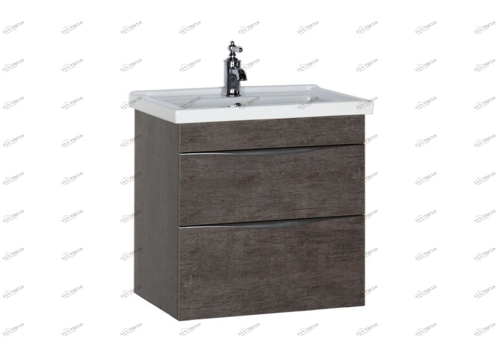 Тумба с раковиной Aquanet Эвора 70 дуб антик 0018300100182323