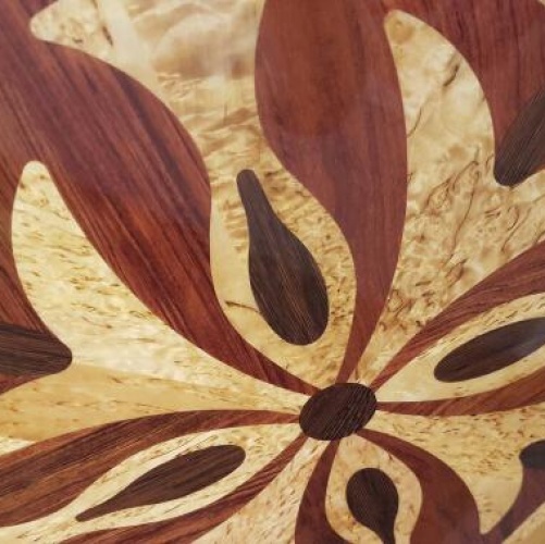 Художественный паркет Da Vinci Щитовой 26-207 Орех американский Селект (Гладкая) 500х500 мм 26010207 - Вид №5