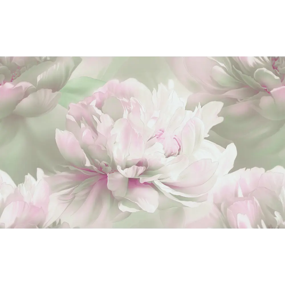 Обои флизелиновые Vog Collection Pio с растительным орнаментом, зеленые 89433905 STLM-1578472 - Вид №1