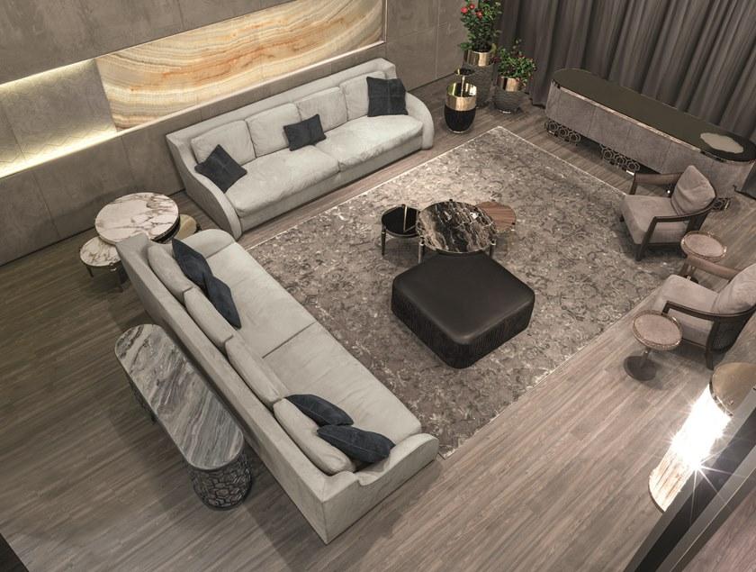 Longhi 4-х местный кожаный диван Loveluxe 2016 – vanity collection W 548 - Вид №3