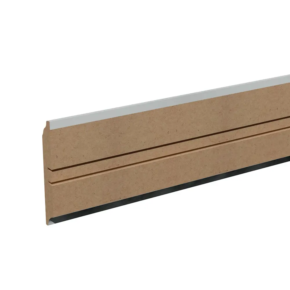 Плинтус напольный КП-204-80 МДФ 16 мм 2.05 м цвет пломбир 82906984 STLM-2038708 КРОНОПРОФИЛЬ  - Вид №1