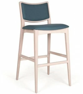 Fenabel Барный стул с обивкой из массива дерева Spirit